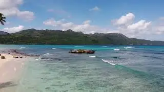 PLAYA RINCON LAS GALERAS REPUBLIQUE DOMINICAINE   DRONE