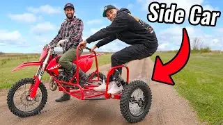 Testing Dirt Bike with Side Car!
