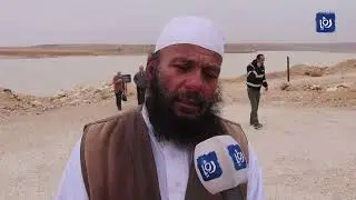 لتدفق المياه من أحد جوانبه ..مخاوف من انهيار سد الوحيدي في معان