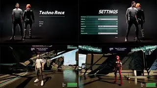 Unreal Engine 5 Game Showreel | Ready Player Me Character Customization & UI Showcase