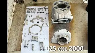 Restauration KTM 125 EXC 2000 DEMONTAGE DES  VALVES COMPLETES scummybraap518