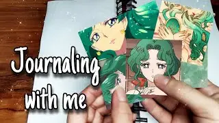 Anime journal 💚 Michiru Kaiō theme ✨ Journal ASMR