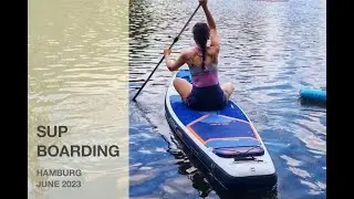 Sup Board в Гамбурге.