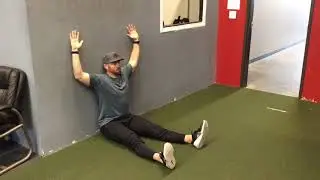 Seated Back to Wall Pulldown