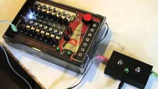 16-step sequencer w/ Atari Junk Console Astroids Sounds Synthrotek
