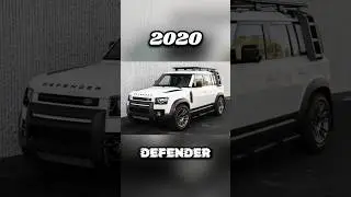 Evolution of Land Rover Defender 🔥 (1950 ~ 2024) #shorts #virel #Defender  #Rangerover