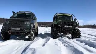УАЗ патриот V8 300 сил VS УАЗ Халк V8 235 сил