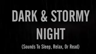 ⛈SOUNDS OF A HEAVY THUNDERSTORM (Sleep, Relax, Or Read)
