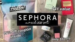 Sephora Favorites Hello! Beauty Gems Set March 2021 Unboxing | Only $10 for $41 Value!