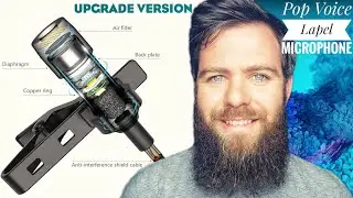 (BEST?) Pop Voice Lapel Microphone Review *FIXED Omnidirectional Condenser Mic for iPhone Android