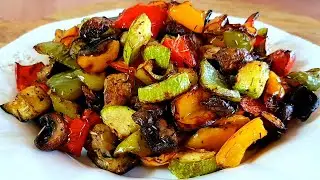 Air fryer roasted vegetables in Cosori dual blaze 🍽 Delicious and easy recipe!
