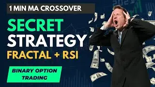 1 Min Simple Strategy For Binary Option Trading | Fractal & Moving Average | Pocket Option - Quotex