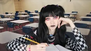 ASMR Alternative Girl Sits Behind You In Class