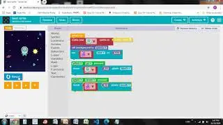 How to make space game in sprite lab