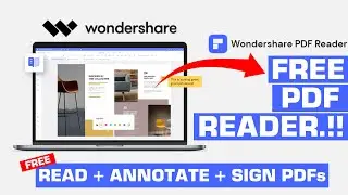 24. Best free pdf reader for windows 10 - Wondershare PDF Reader | 