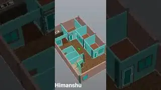 AutoCAD 3d House🏠