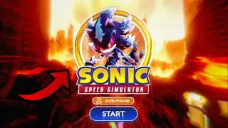 🔥 MEPHILES and CRISIS CITY MAP in Sonic Speed Simulator?! - Roblox