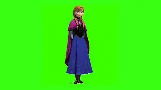 Anna green screen effect