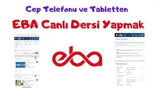 Telefondan EBA Canlı Ders Nasıl Açılır? (EBA Canlı Ders Telefondan Nasıl Verilir?)