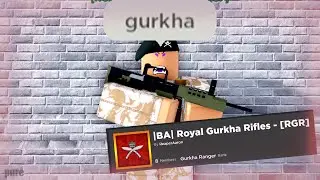 I Became a Gurkha Rifle in the Roblox British Army