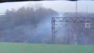 HŽ - smoke left after a diesel engine has passed