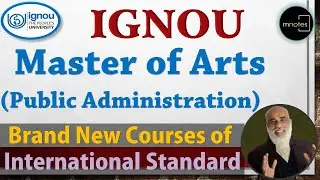 IGNOU | Admission January 2023 | MA | Public Administration | MPA| For Admission :  7012461727