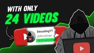 How @decodingyt  CRACKED Youtube ALGORITHM