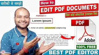 How to edit PDF Document file | How to Edit PDF Free | How to Change Text, Add Signature in PDF