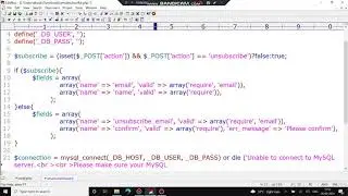 Subscription Script using php mysql