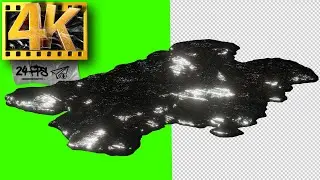 Black Liquid | Blood | Lava | Green Screen - Footage 4K