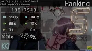 Sana - Yakimochi no Kotae osu! Fullcombo.