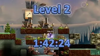 Craft The World Speedrun - Level 2 Winter in 
