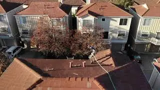 Climbing to the Roof for an Antenna Install