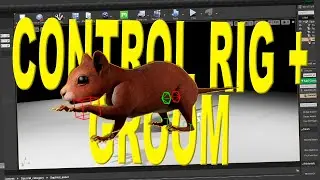 Control Rig + Groom для белки в Unreal Engine #18