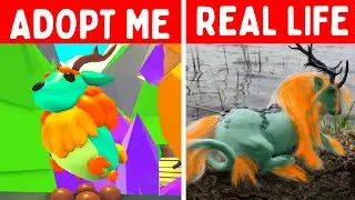 ADOPT ME MYTHIC EGG PETS IN REAL LIFE! *PHEONIX* | PicnicPlayers