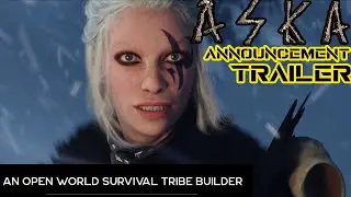 ASKA - Official Announcement Trailer (Viking themed open-world survival game)
