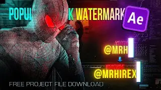 POPULAR TIKTOK WATERMARK FOR FREE. AFTER EFFECTS. 