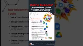Tools for Online Businesses - Digital Business Bootcamp (Link in Description)