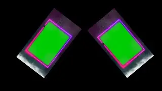 Neon frame green screen animation | Neon frame status effect | Neon frame effect