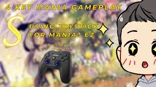 osu! mania | i got S rank on LN map using Joystick ( Fantech WGP12 Latency Test )