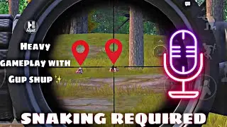 Heavy Gameplay with Gup Shup | Mic 🎙️ On _ PUBG MOBILE