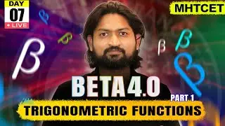 Trigonometric functions 01 | MHTCET 2025 | Beta 4.0