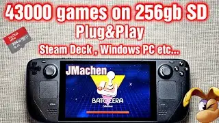 256GB SD Plug&Play with 43000 retro games I Batocera JMachen