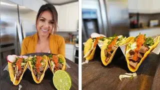 The Best TACOS DE LENGUA AND SALSA |  Beef Tongue Tacos