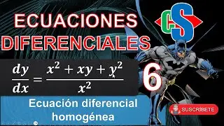 Ecuaciones diferenciales 6. EDO Homogénea.