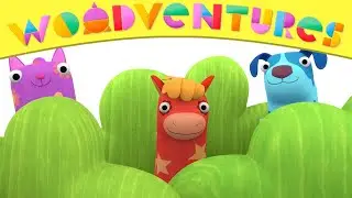 WOODVENTURES 😄 Hide and Seek 😄 Educational Cartoon Series for Preschoolers