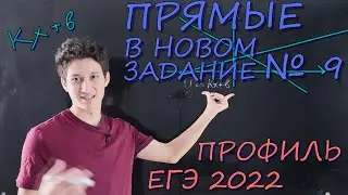 Задание №9 на ПРЯМЫЕ. Подробный разбор. Профильная математика ЕГЭ 2022.