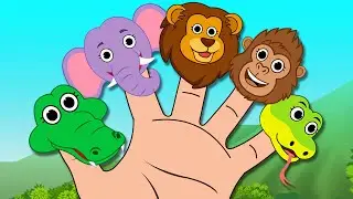 Jungle Finger Family | Animal Videos For Kids | Nursery Rhymes For Kids | Nursery Rhyme Street