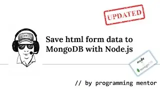 How to save form data to MongoDB with Node.js [UPDATED]