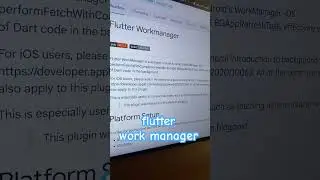flutter work manager 